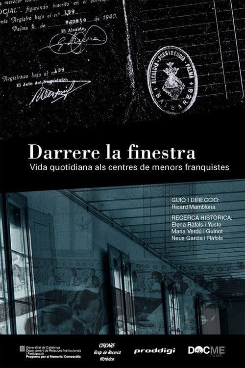 Darrere la finestra poster