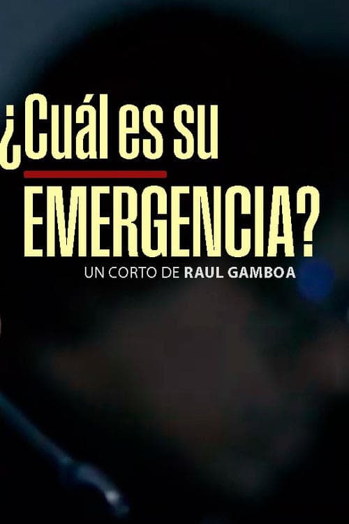 ¿Cuál es su emergencia? poster